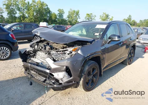 2019 Toyota Rav4 Hybrid Xse from USA, damaged, VIN JTMEWRFV0KJ010035